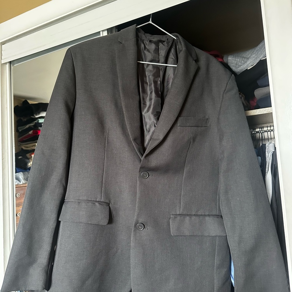 Classic Style Black/Grey Men's Blazer